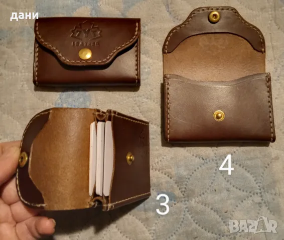 Картодържач - cardholder - 7 модела,от естествена кожа , снимка 4 - Други - 49508751