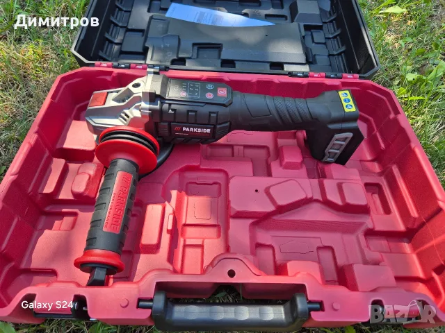 Акумулаторен ъглошлайф Parkside Performance PWSAP E6.Чисто нов!, снимка 2 - Ъглошлайфи - 52971332