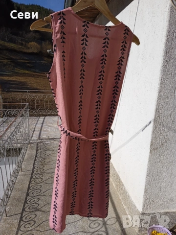 Рокля с колан, снимка 3 - Рокли - 53674311
