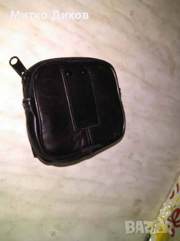 Чанта колан малка естествена кожа 100х90х25мм, снимка 5 - Чанти - 44719837