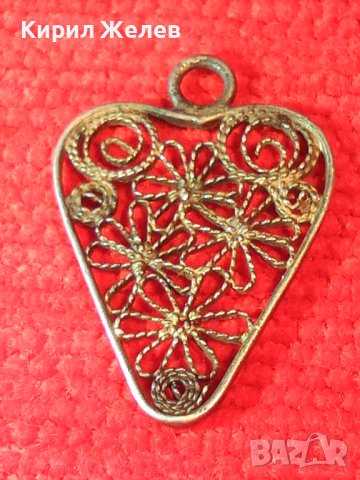 СТАРА СРЕБЪРНА ФИЛИГРАННА ВИСУЛКА 75371, снимка 2 - Антикварни и старинни предмети - 30376190