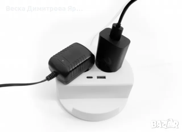 Technaxx, Настолно гнездо за мобилен телефон, 2 x 230V и 2 USB порта, снимка 3 - Друга електроника - 49184783