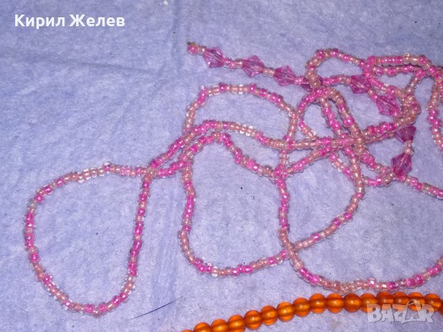 ДВЕ СТАРИ МЪНИСТЕНИ ГЕРДАНЧЕТА КОЛИЕТА РЪЧНА ИЗРАБОТКА ФИНИ НЕЖНИ БЛЕСТЯЩИ 38942, снимка 8 - Колиета, медальони, синджири - 41865539