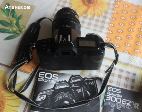 Canon Kamera EOS 650 с обектив EF 35-105mm F3.5-4.5, снимка 4 - Фотоапарати - 51378105