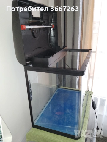  Аквариум 500 EL - black 70л в гаранция - неизползван, снимка 2 - Аквариуми - 53062616