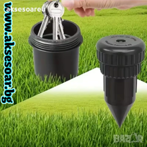 3 бр. Скривател за ключове за градина реалистичен подземен сейф тип поливна система здрава пластмаса, снимка 15 - Напояване - 53874036