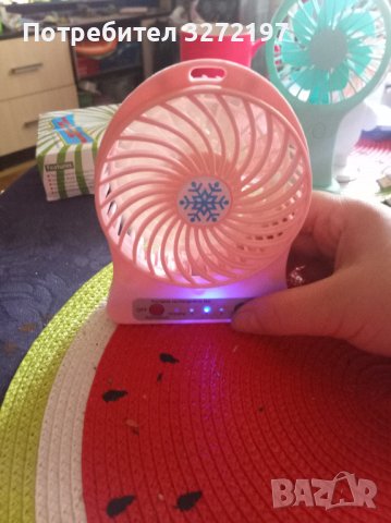 USB вентилатор + опция батерия - 3 скорости,подходящ ,за лаптоп,таблет,моб.телефон и др., снимка 14 - Друга електроника - 41245887