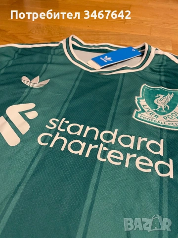 Чисто нова тениска на Ливърпул от сезон 2025/2026, снимка 4 - Спортни дрехи, екипи - 53506744