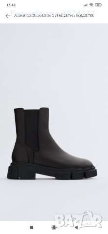 Равни кожени боти, снимка 2 - Дамски боти - 35823113