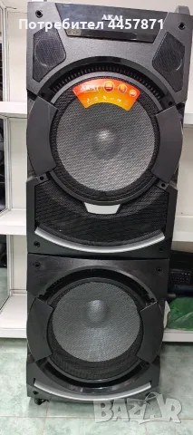 AKAI Парти аудио система / DJ тонколона AKAI DJ-S5H (400W RMS) – С безжичен микрофон