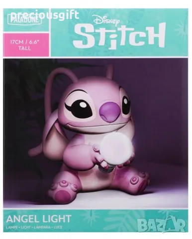 Детска нощна лампа Stitch - Angel, снимка 5 - Детски нощни лампи - 56058937