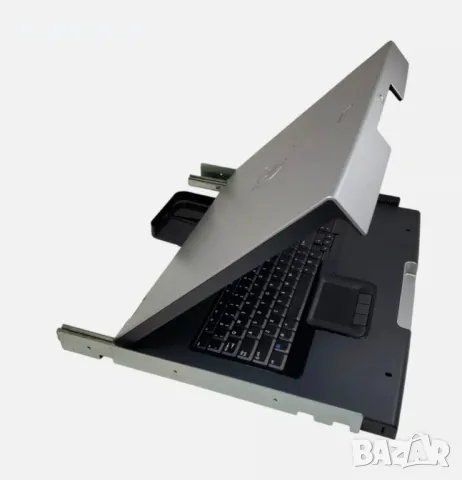 Монитор с клавиатура и тъч пад за рак система HP TFT7600 , снимка 2 - Други - 47720635