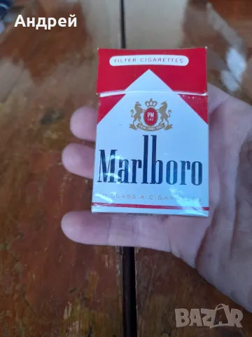 Стара кутия от цигари Marlboro #2, снимка 2 - Колекции - 49468836