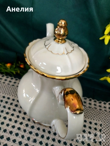 Johann Seltmann чайник от 1917-1934 г. Прелест! , снимка 3 - Други - 51742163