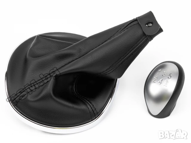 ТОПКА за СКОРОСТЕН ЛОСТ С КОЖЕН МАНШОН И РАМКА за LANCIA YPSILON 843 ЛАНЧА ЛАНЧИЯ ИПСИЛОН 2003-2011, снимка 2 - Аксесоари и консумативи - 51200889