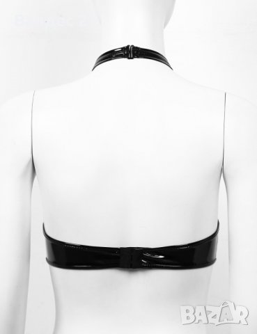 Еротичен латексов сутиен в стил BDSM, снимка 5 - Бельо - 34519828