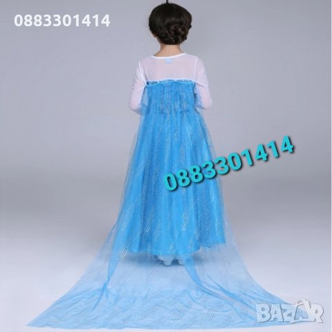 Рокля Елза Замръзналото кралство Frozen , снимка 14 - Детски рокли и поли - 34456068