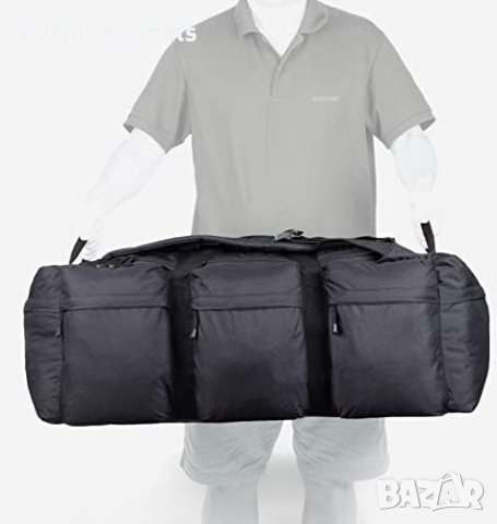 Нова голяма Раница за Тактическа и спортна екипировка Чанта за багаж 100L, снимка 4 - Чанти - 42419546