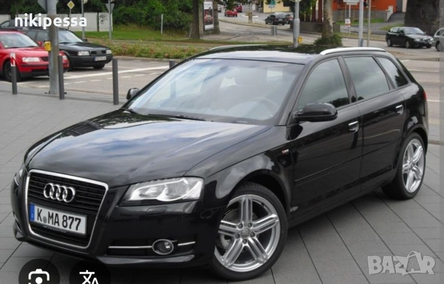 решетка предна броня , лява , audi a3 8P , ауди а3 8р , facelift, снимка 6 - Части - 53559468