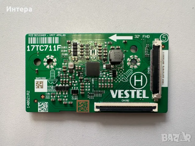 Main board 17MB181TC oт FINLUX 32-FFE-5530, снимка 3 - Части и Платки - 48960327