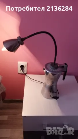 Настолна лампа , снимка 2 - Антикварни и старинни предмети - 49340670