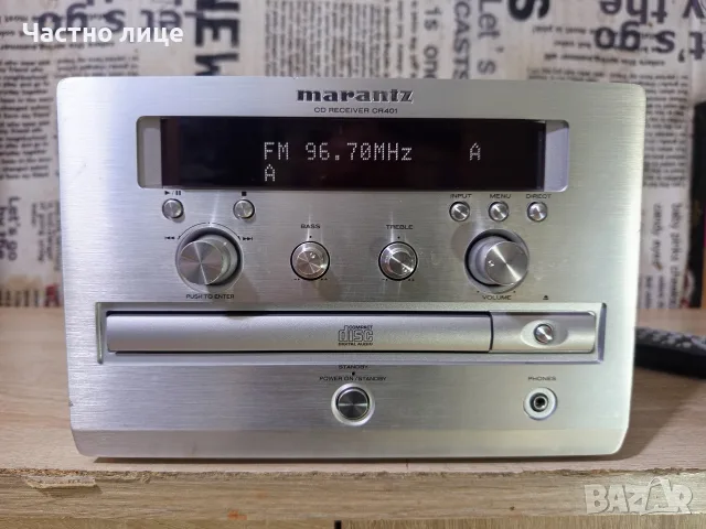 Мини CD/Ресивър "Marantz"CR401, снимка 4 - Ресийвъри, усилватели, смесителни пултове - 56352552