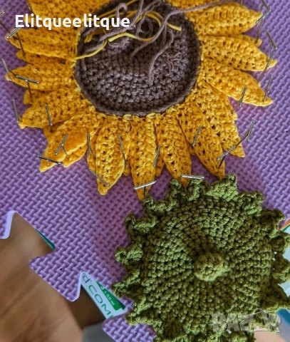 плетен букет, снимка 3 - Декорация за дома - 52241533