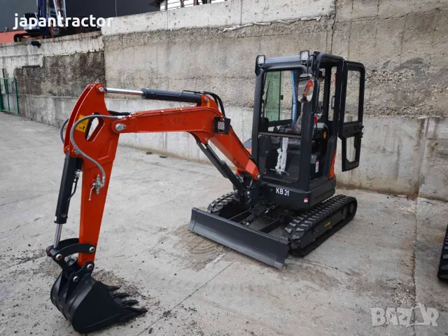 Багер Yanmar ЧИСТО НОВИ Yanmar мотор 3 Тона, снимка 4 - Индустриална техника - 56171110