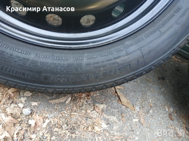 Резервна гума за Mercedes 17 Мерцедес Патерица, снимка 4 - Гуми и джанти - 42237952