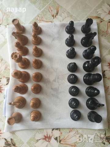 Бакелитов комплект за шах отлично запазен, снимка 2 - Други спортове - 51414766