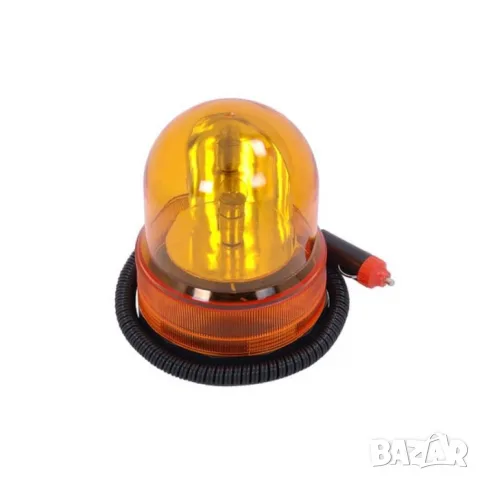 LED сигнална лампа маяк 14cm 12V оранжева