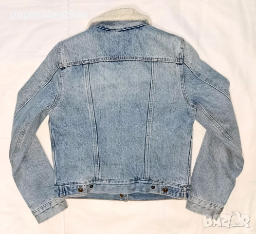 Оригинално дънково яке ЛЕВИС LEVI'S®  Premium Quality Big E Type 3 Sherpa Standard Trucker Jean Jack, снимка 10 - Якета - 52793702