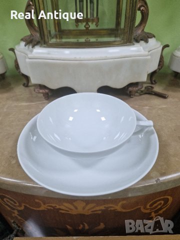 Чудесен антикварен авторски порцеланов двоен сет , снимка 4 - Сервизи - 44159014