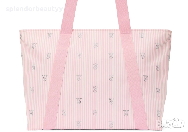 Victoria’s Secret Tote чанта с кристали – голям размер, снимка 3 - Чанти - 52860937