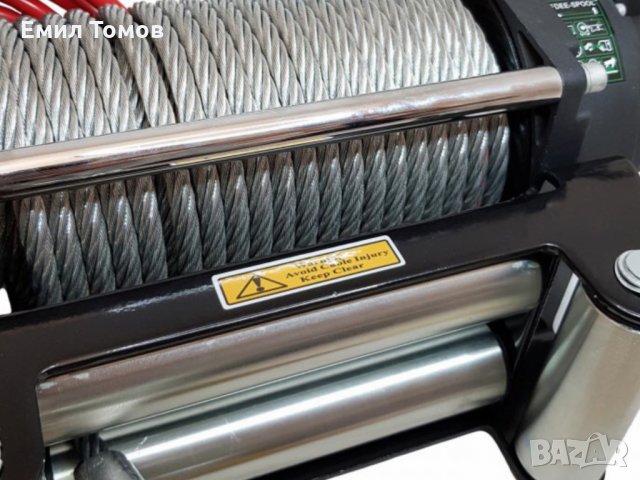 Лебедка KangarooWinch/PowerWinch K 9500 Power Speed – мощна, бърза със стоманено въже - НОВА, снимка 2 - Аксесоари и консумативи - 34178743