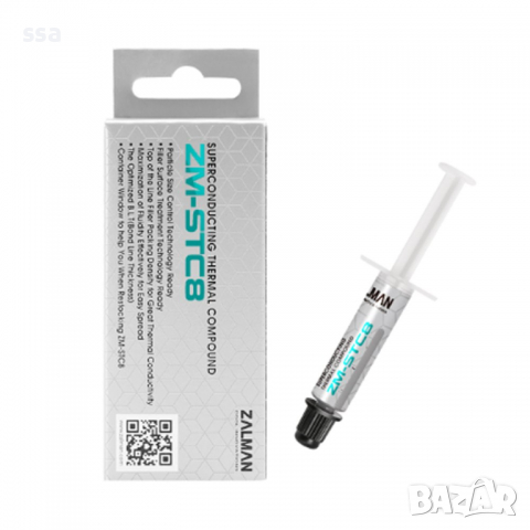 Zalman термо-паста Thermal compound STC8 - 8.3W/mK 1.5g - ZM-STC8, снимка 15 - Други - 36153814