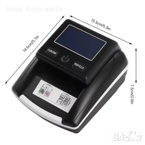 Детектор за проверка на банкноти Automat-Автоматичен, За EUR и USD, снимка 3 - Сейфове и каси - 53237474