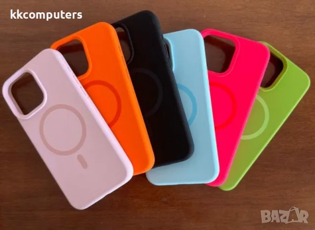 Калъф Liquid Silica MagSafe за iPhone 16 6.1 / Розов / + Протектор  Баркод : 3131520, снимка 5 - Калъфи, кейсове - 49008530