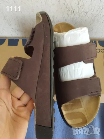 Нови мъжки чехли ecco номер 40-41., снимка 3 - Мъжки чехли - 50296975