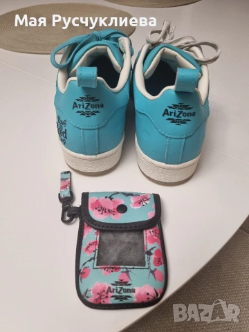 Маратонки/Кецове Adidas Arizona x Superstar 'Have an Iced Day Teal White' , снимка 3 - Маратонки - 53259126