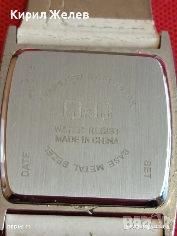 Модерен дамски часовник Q/Q LED WATCH много красив 49015, снимка 5 - Дамски - 53591861