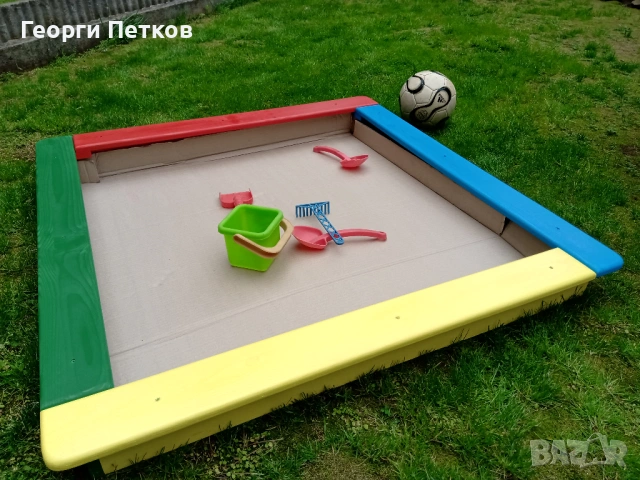 Пясъчник, цветен -110х110 см., снимка 6 - Други - 53642500