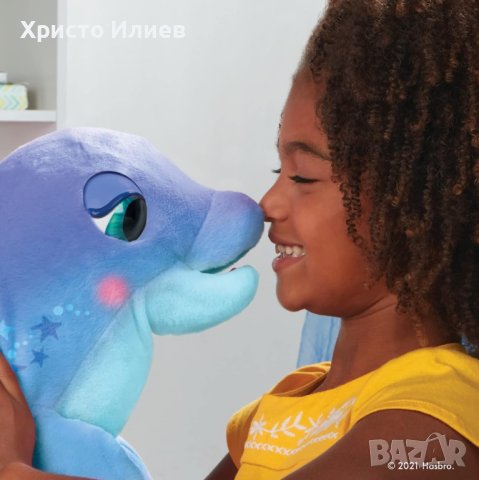 Интерактивна играчка Делфин риба над 80 звука и реакции Hasbro FurReal, снимка 8 - Музикални играчки - 44259693