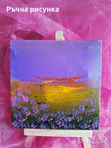 Авторски рисувани картини акрил/масло+статив за 5.11 енро, снимка 14 - Картини - 53507782
