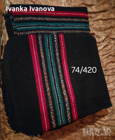 Нови ръчно тъкани черги от вълна. Общо 10 бр. По 5 бр. в комплект., снимка 2 - Пътеки - 52551686