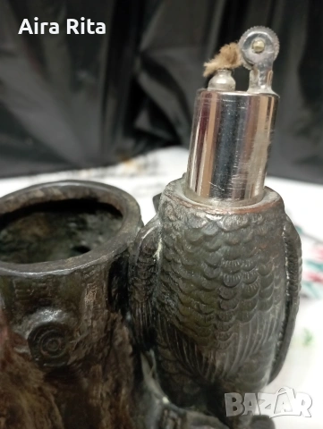 стара желязна запалка., снимка 4 - Антикварни и старинни предмети - 53736412