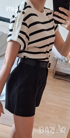 Топ Massimo Dutti нов с етикет, снимка 7 - Тениски - 53696382