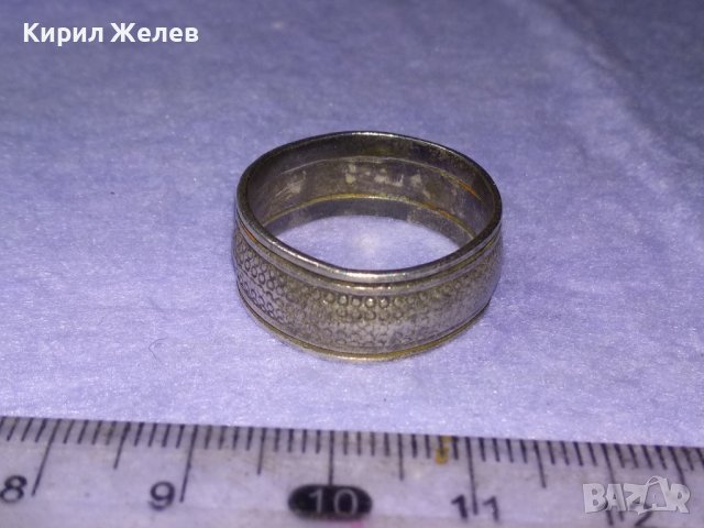 Стар ОРНАМЕНТИРАН СРЕБЪРЕН РЕТРО ПРЪСТЕН ОКСИДИРАНО СРЕБРО 925 МАЙСТОРСКА ИЗРАБОТКА Тип ХАЛКА 40622, снимка 16 - Антикварни и старинни предмети - 42646410