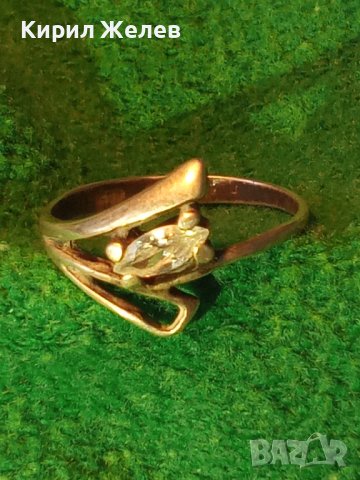 ПРЕКРАСЕН СКЪПОЦЕНЕН СРЕБЪРЕН ПРЪСТЕН СРЕБРО 925 с БЛЕСТЯЩ ЮВЕЛИРНО ФАСЕТИРАН ЦИРКОН 28581, снимка 2 - Пръстени - 41337153