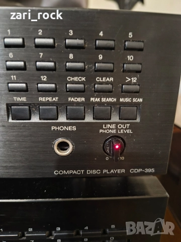 Cd player Sony cdp-395, снимка 3 - Аудиосистеми - 52710651